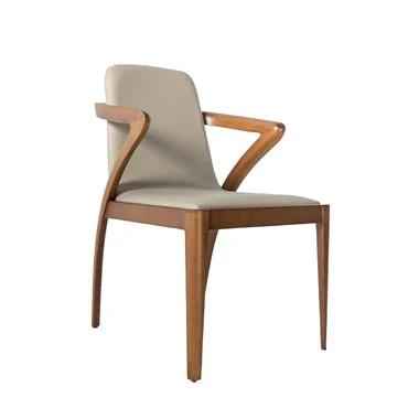 Modèn Walnut Wood Gastronomie Chèz